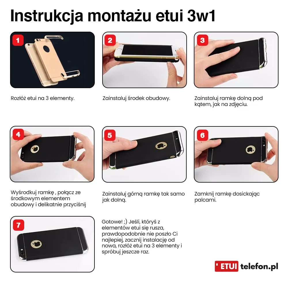 montaz etui 3w1