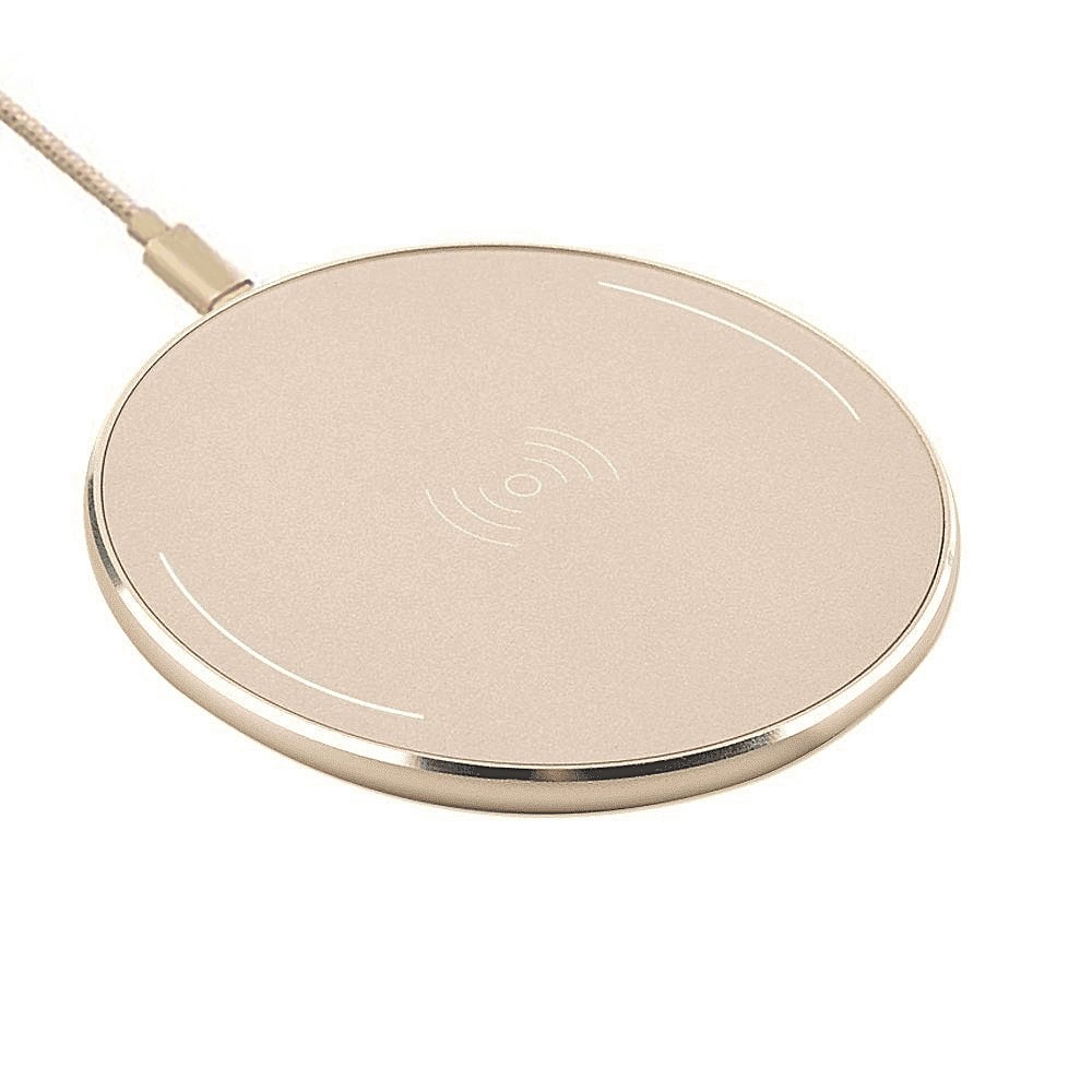 bezprzewodowa ładowarka indukcyjna, złota