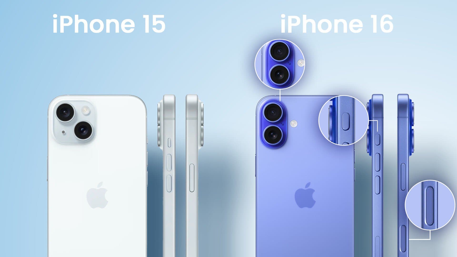 iPhone 15 i 16, porównanie modeli.