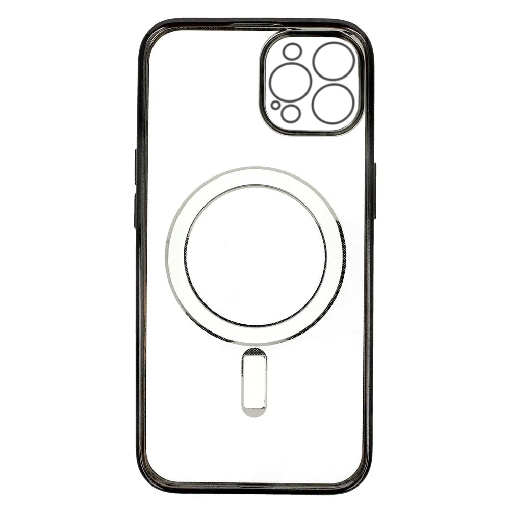 Etui do iPhone 12 Pro Max premium blue MagSafe z osłoną kamery, niebieskie (OUTLET)