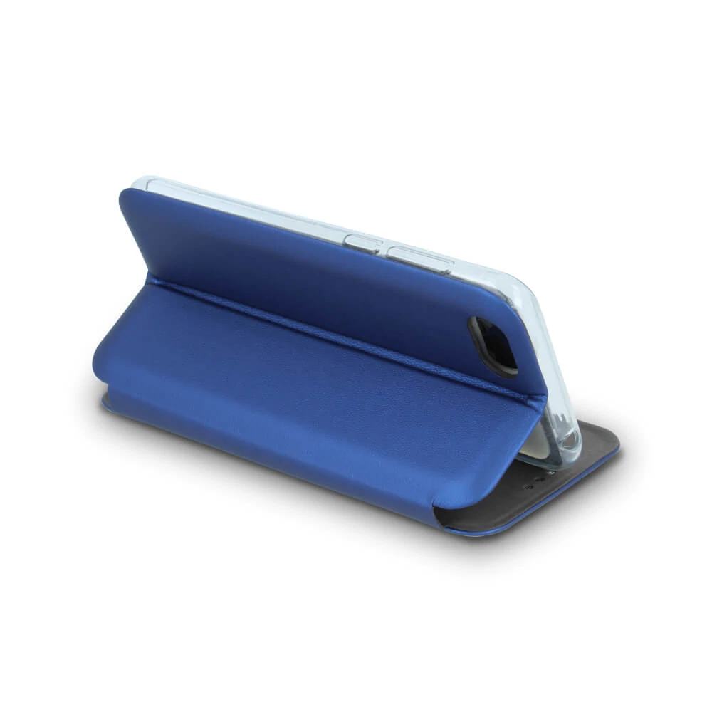 Etui do iPhone 12 Mini klasyczne z magnetyczną klapką, niebieskie
