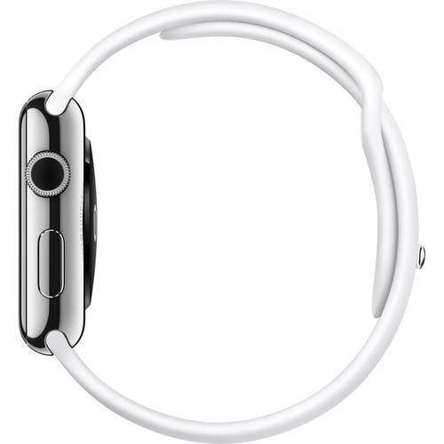 Sportowy pasek silikonowy do zegarka Apple Watch Ultra 1-2 / Series 4-10 / SE 44/45/46/49mm – kolor biały