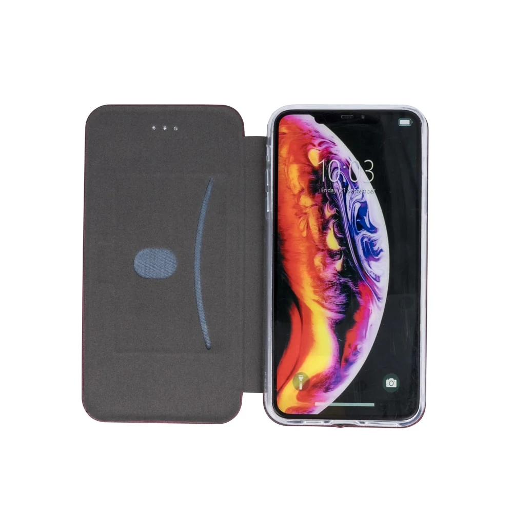Etui do iPhone 12 Pro klasyczne szary z magnetyczną klapką