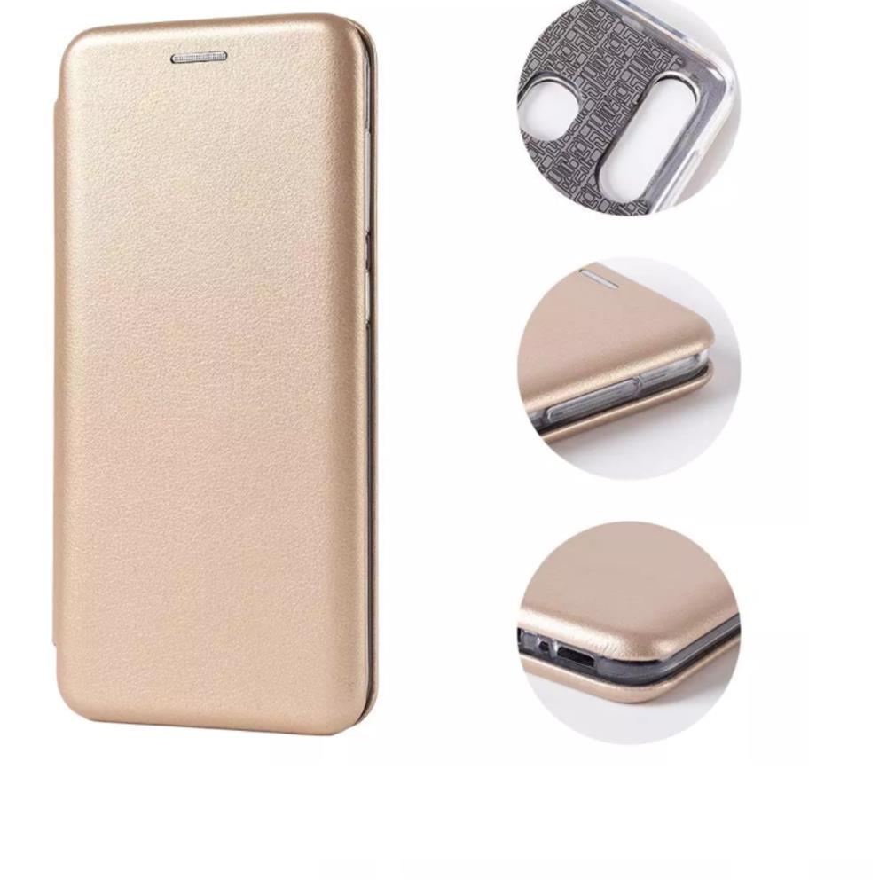 Etui do iPhone 12 Pro klasyczne z magnetyczną klapką, złote