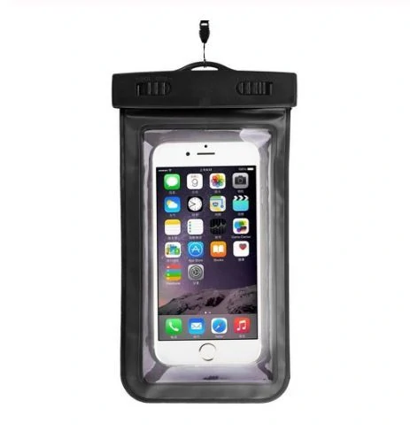 Wodoodporny pokrowiec do iPhone, czarny szczelny