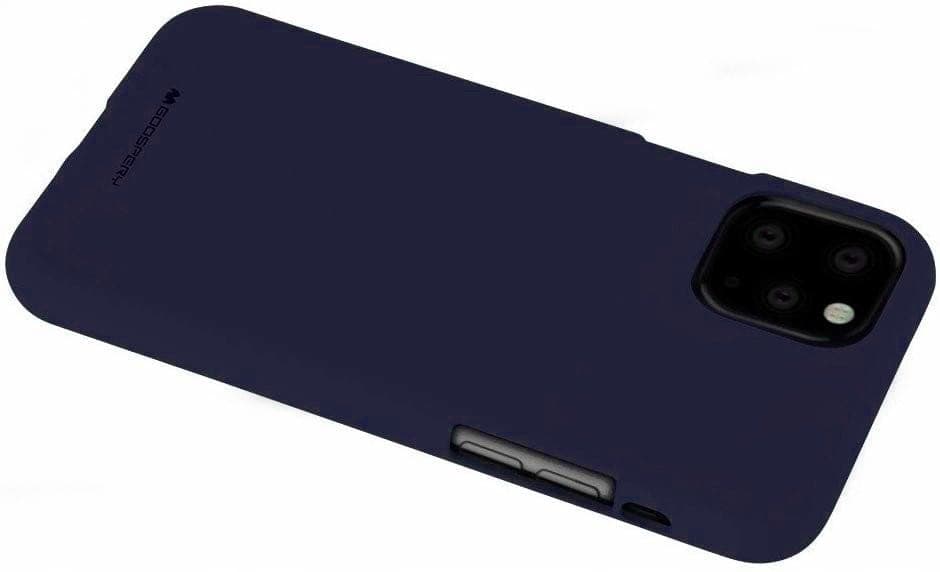 Etui do iPhone 11 Pro Max granatowe silikonowe SOFT