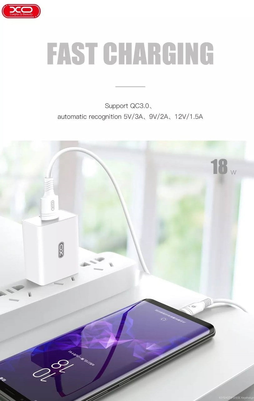 Szybka ładowarka USB-A FastCharge 18W