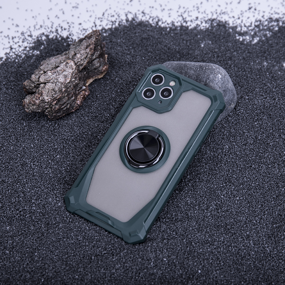 Etui do iPhone 13 Pro Proof Protect pancerne, magnetyczny uchwyt, zielony