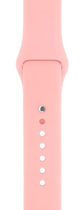 Sportowy pasek silikonowy do zegarka Apple Watch Ultra 1-2 / Series 4-10 / SE 44/45/46/49mm – pastelowy róż