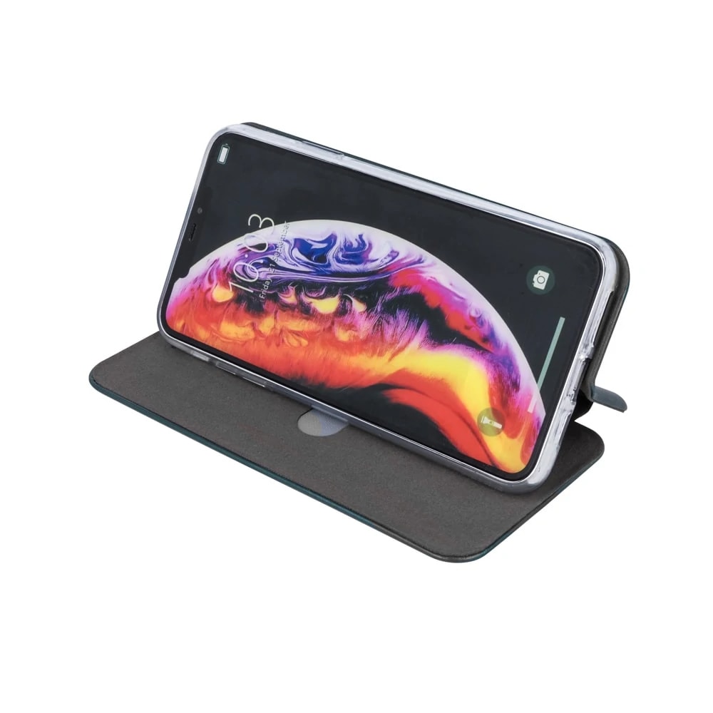 Etui do iPhone 12 Mini klasyczne czarne z magnetyczną klapką