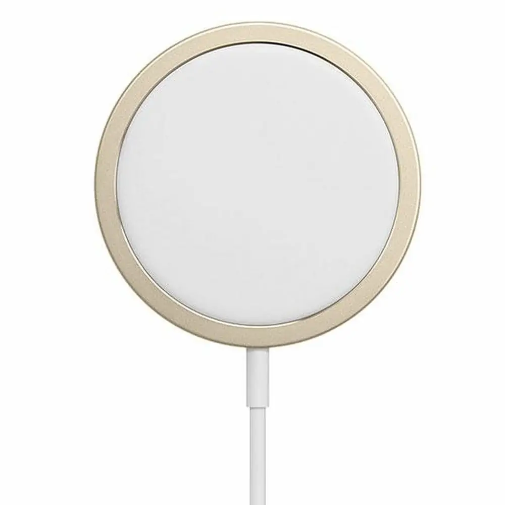 Złota ładowarka MagSafe bezprzewodowa do iPhone 16/15/14/13/12 (Mini/Plus/Pro/Pro Max) GUESS