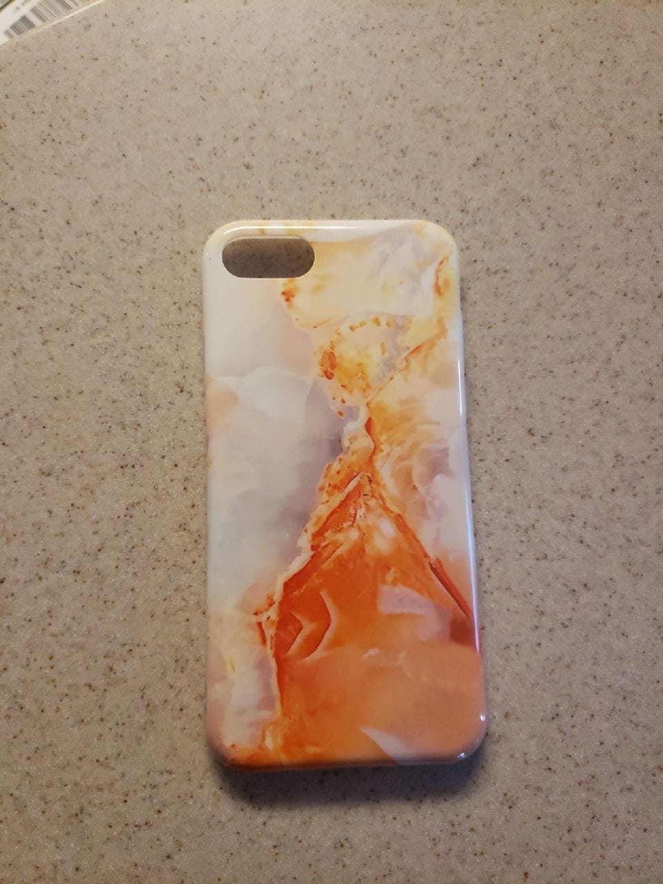 Etui do iPhone 7 Plus/8 Plus eleganckie złoty marmurek