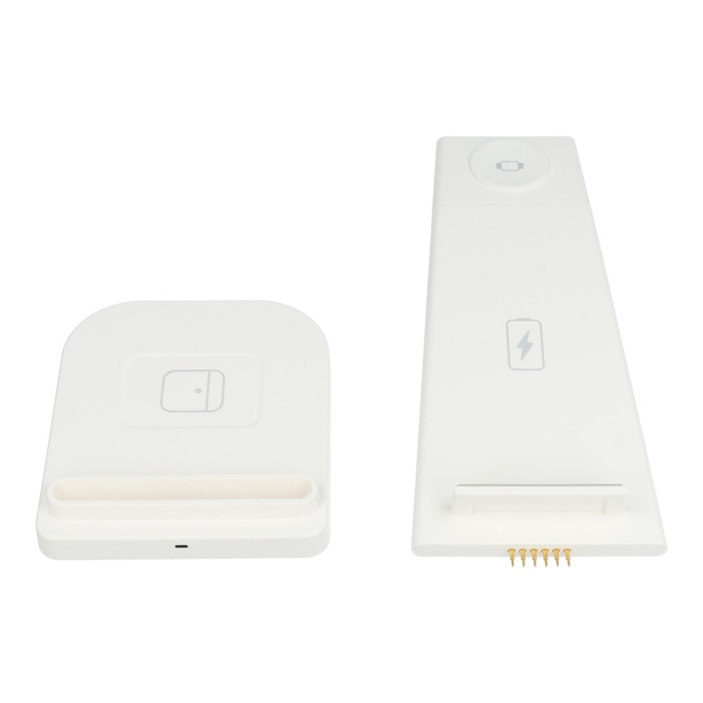 Ładowarka bezprzewodowa indukcyjna 3w1 iPhone, Apple Watch, AirPods, biała