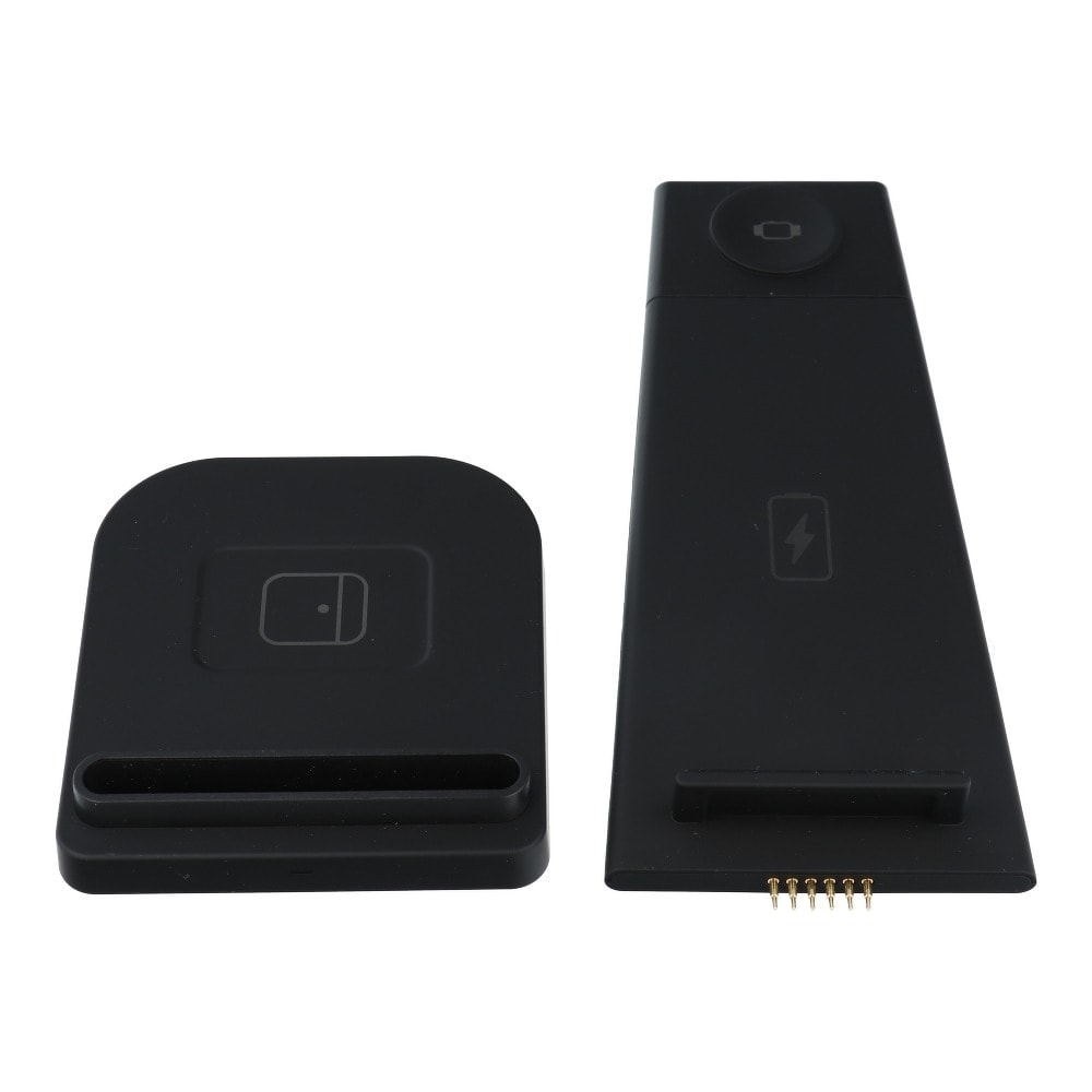 Ładowarka bezprzewodowa indukcyjna 3w1 iPhone, Apple Watch, AirPods, czarna
