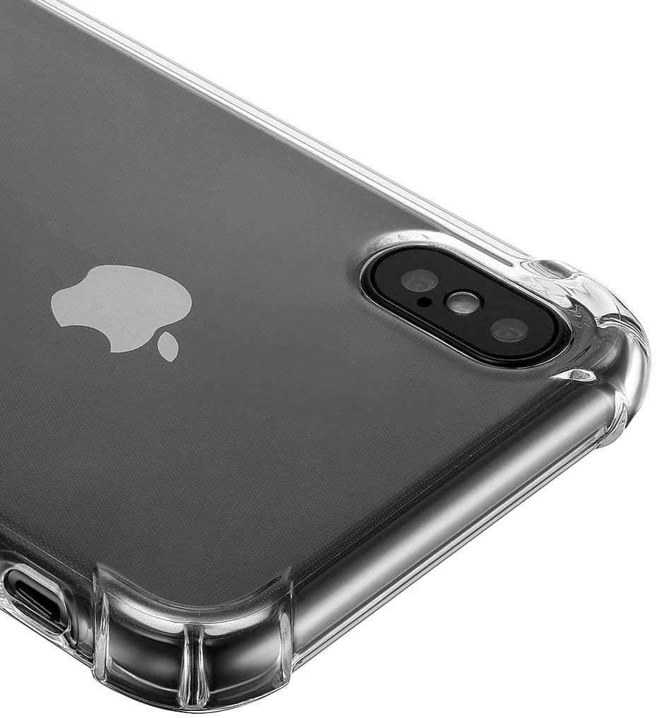Etui do iPhone X/XS przeźroczyste pancerne anti-shock ze wzmocnionymi krawędziami