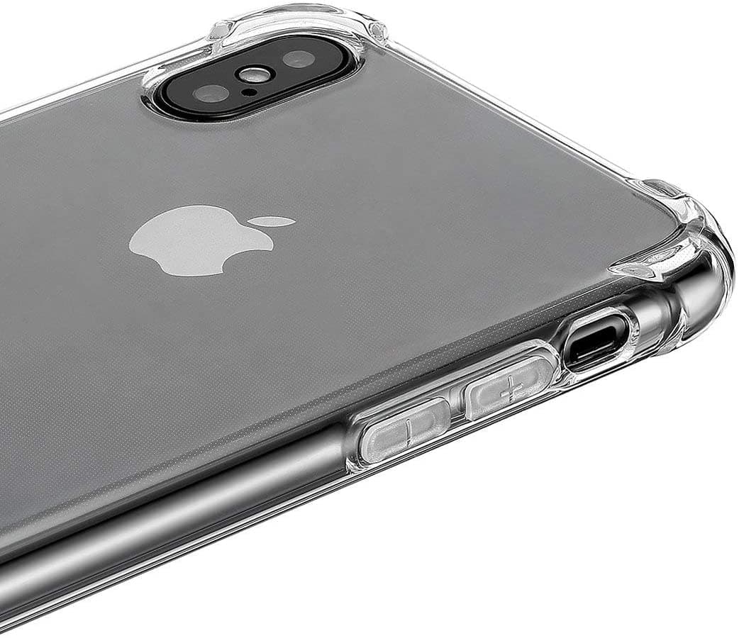 Etui do iPhone X/XS przeźroczyste pancerne anti-shock ze wzmocnionymi krawędziami