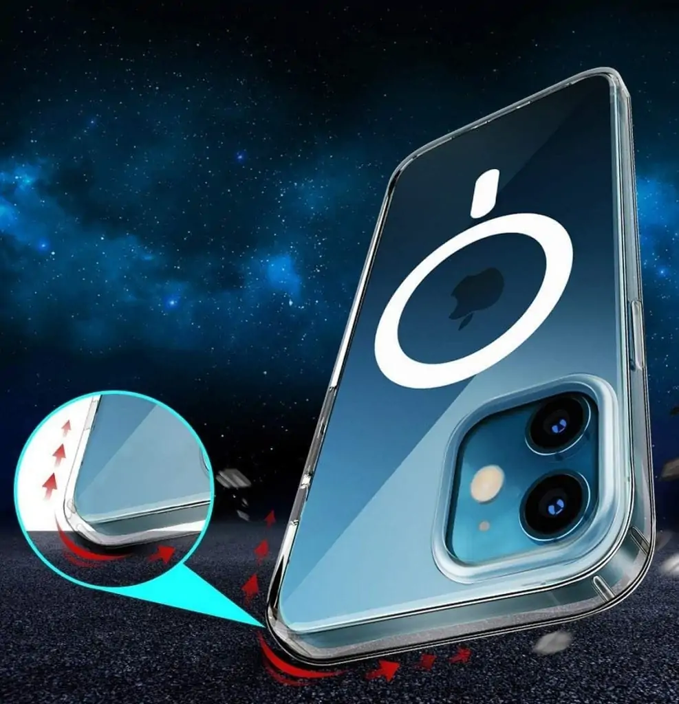 Etui do iPhone 12 Mini przeźroczyste z MagSafe