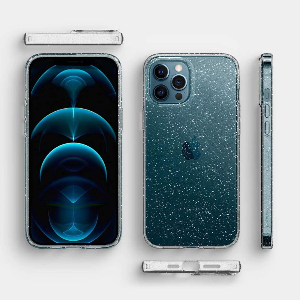 Etui do iPhone 12 Pro Max błyszczące VIP luksusowe przezroczyste. Śliczne etui brokatowe dla kobiety