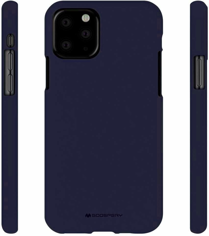 Etui do iPhone 11 Pro Max granatowe silikonowe SOFT