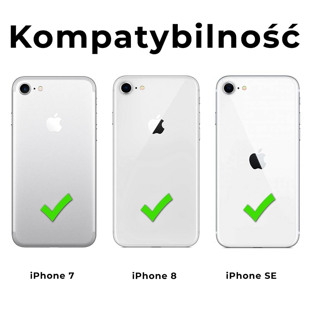 Etui do iPhone SE2022/SE2020/8/7 cienkie drewniane w ciemny plaster miodu