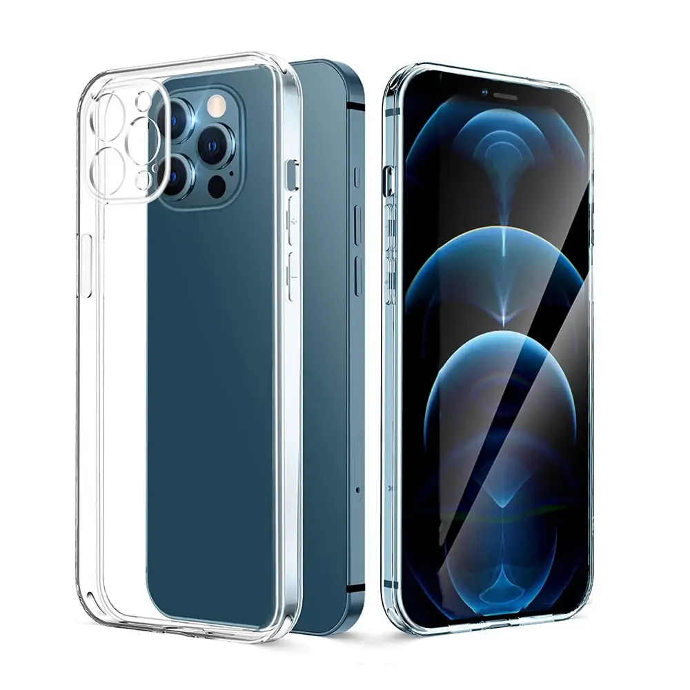 Etui do iPhone 14 Pro Max Unique Crystal Hybrid Case krystalicznie czyste hybrydowe, ochrona aparatu