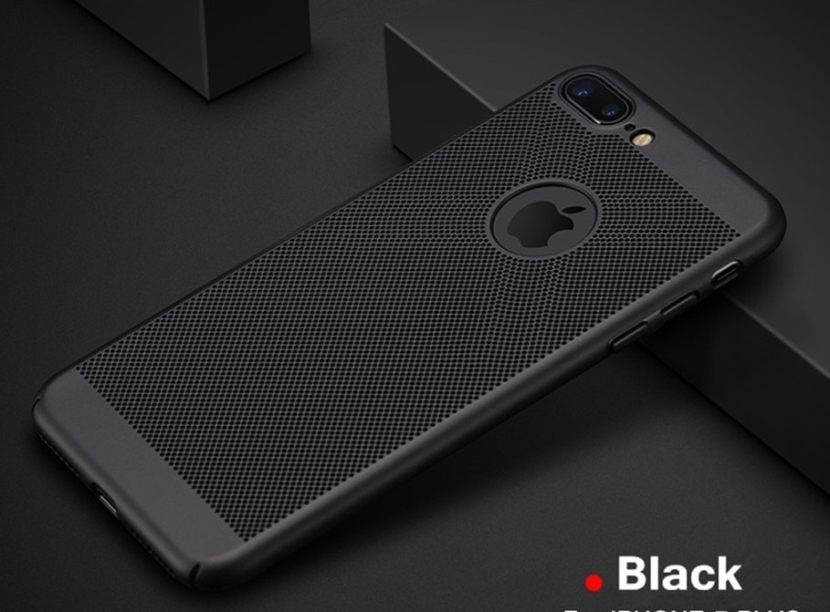 Etui ODDYCHAJĄCE iPhone 7 Plus / 8 Plus TERMICZNE czarne