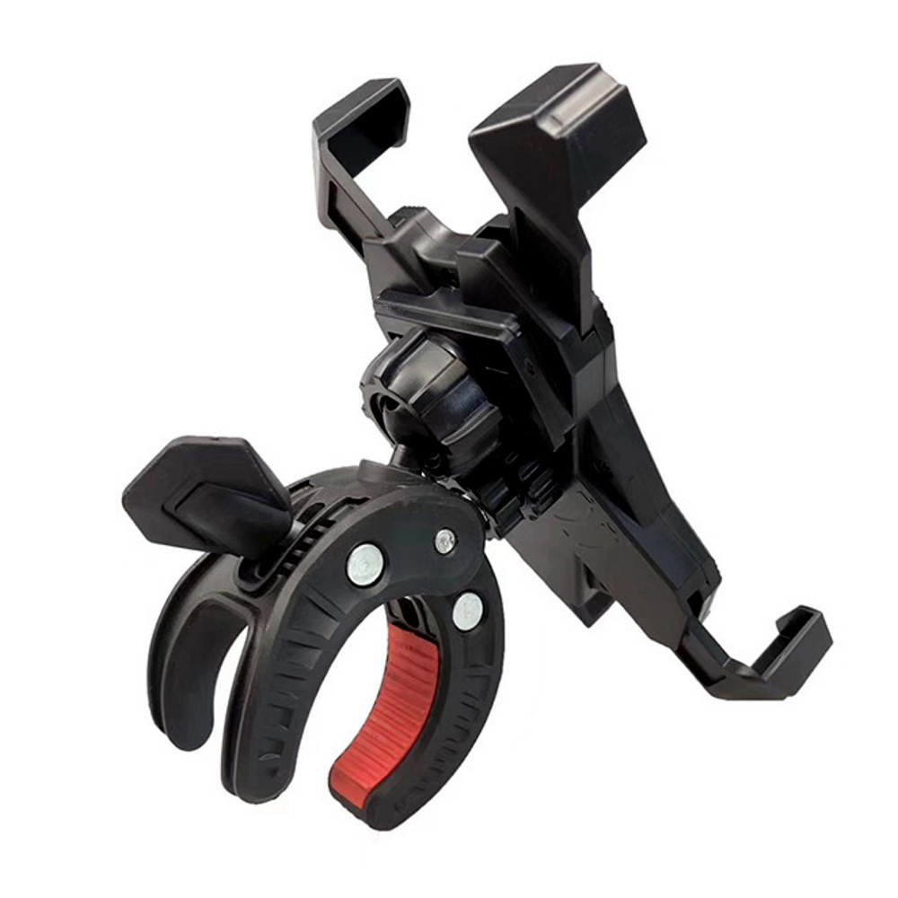 Uchwyt rowerowy do wszystkich telefonów, bardzo stabilny, mocowany do kierownicy, czarny