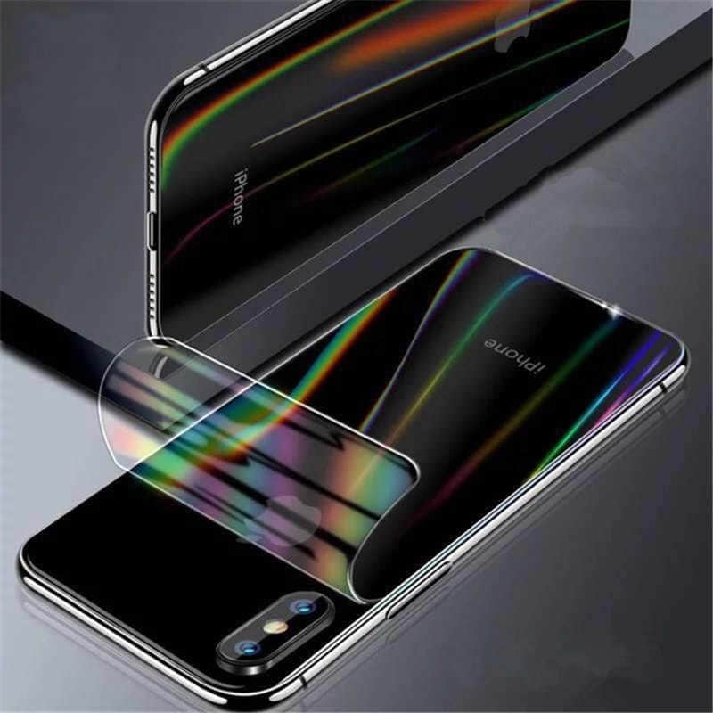 Folia ochronna iPhone 11 tęczowy pryzmat na tył