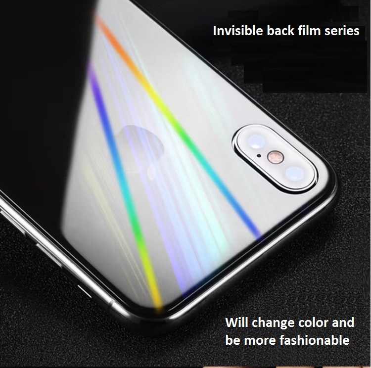 Folia ochronna iPhone 11 tęczowy pryzmat na tył