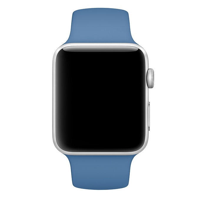 Sportowy pasek silikonowy do zegarka Apple Watch Ultra 1-2 / Series 3-9 / SE 42/44/45/49mm – marengo niebieski