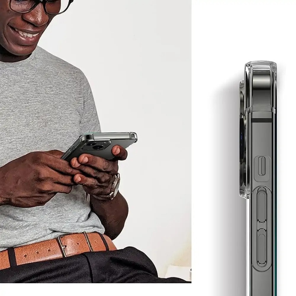 Etui bumper iPhone 15 Premium VIP certyfikowany case wzmocnione rogi, przeźroczyste