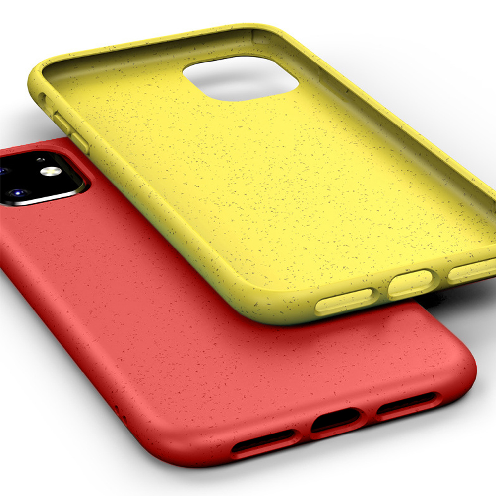 Etui do iPhone 12 mini Biodegradowalne case, 100% naturalny skład, czerwone