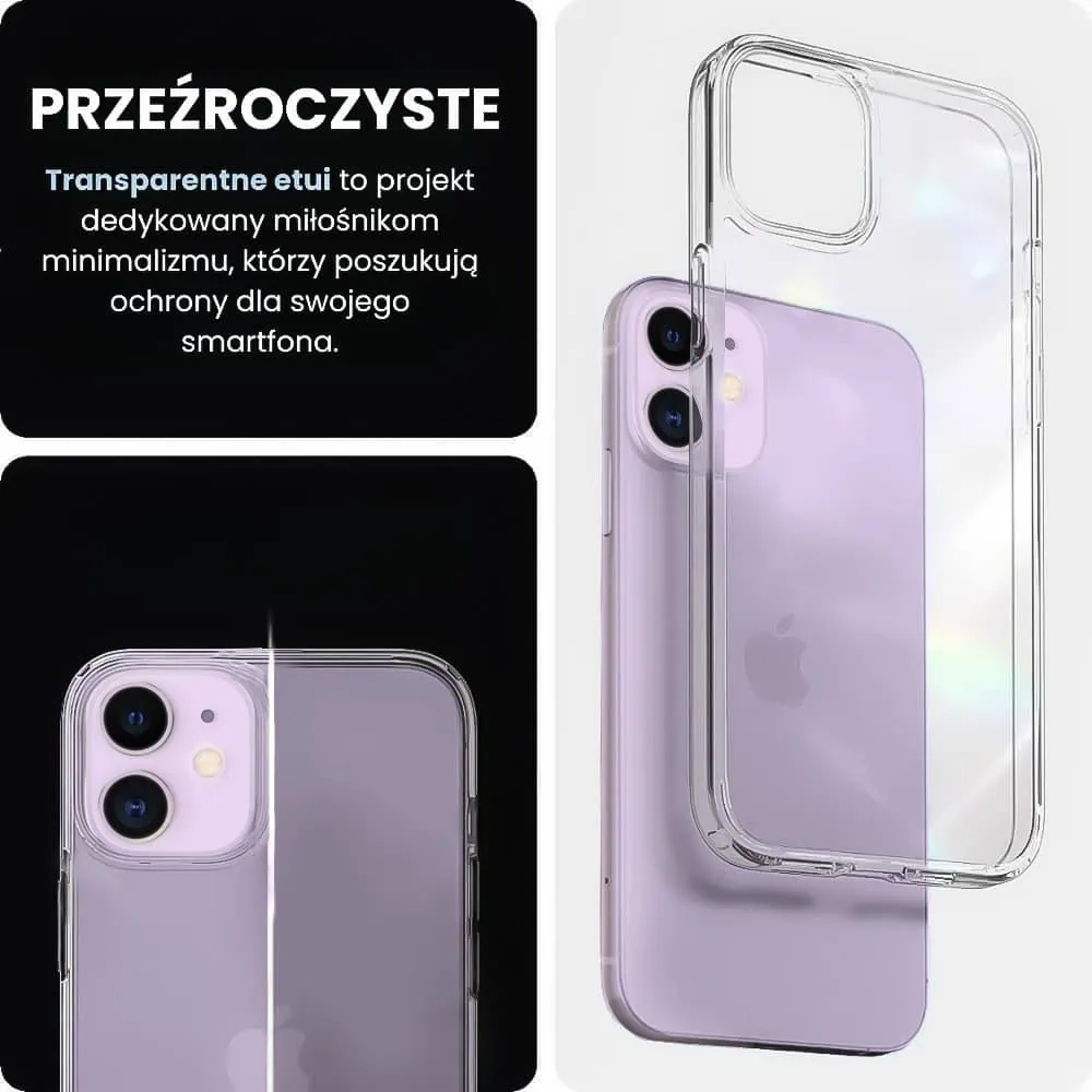 Etui do iPhone 11 przeźroczyste transparentne etui premium clear
