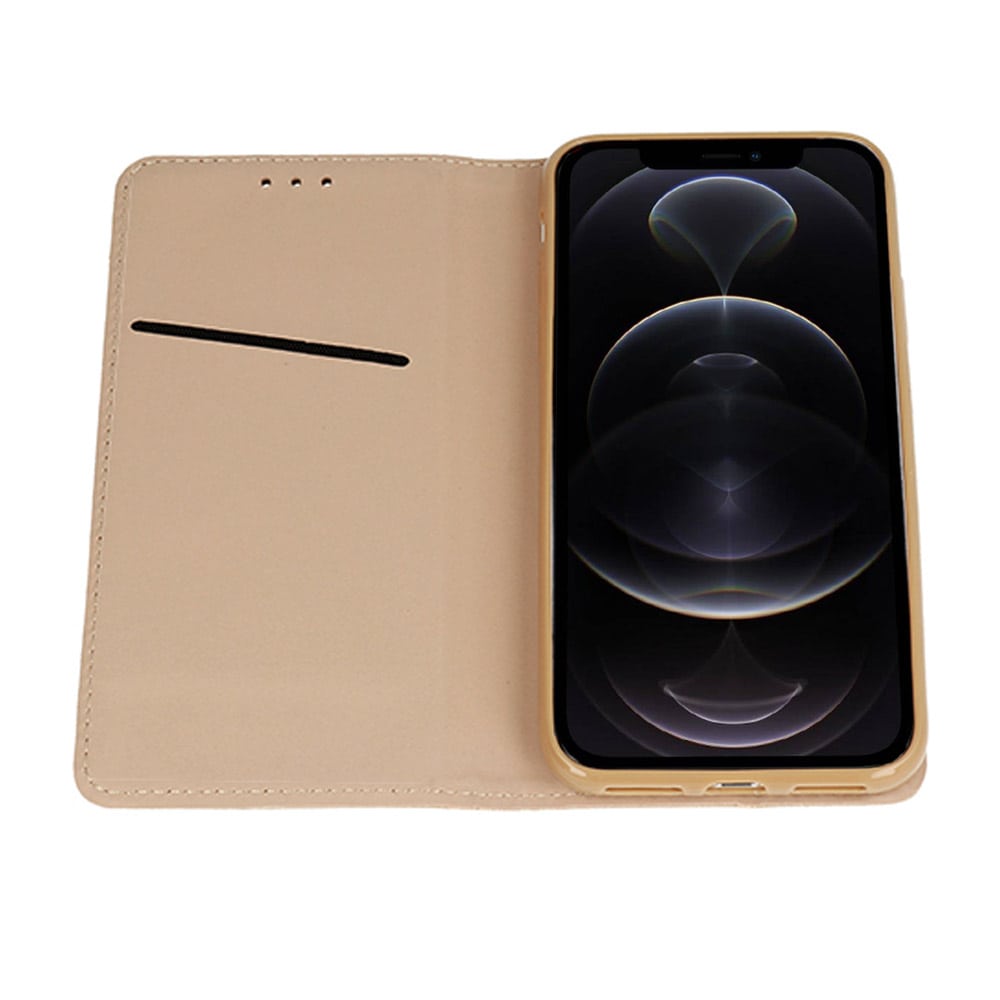 Etui do iPhone 12 Pro Max eleganckie klasyczne, złote