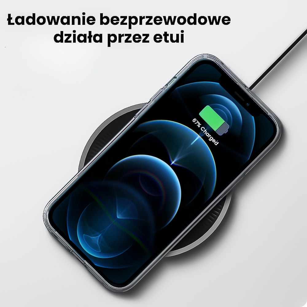 Etui do iPhone 12 Pro przeźroczyste transparentne etui premium clear
