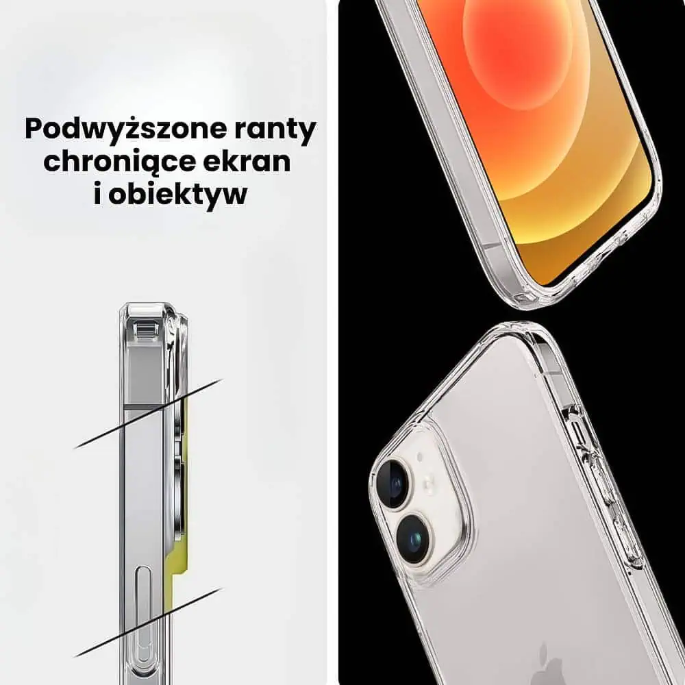 Etui do iPhone 12 przeźroczyste transparentne etui premium clear