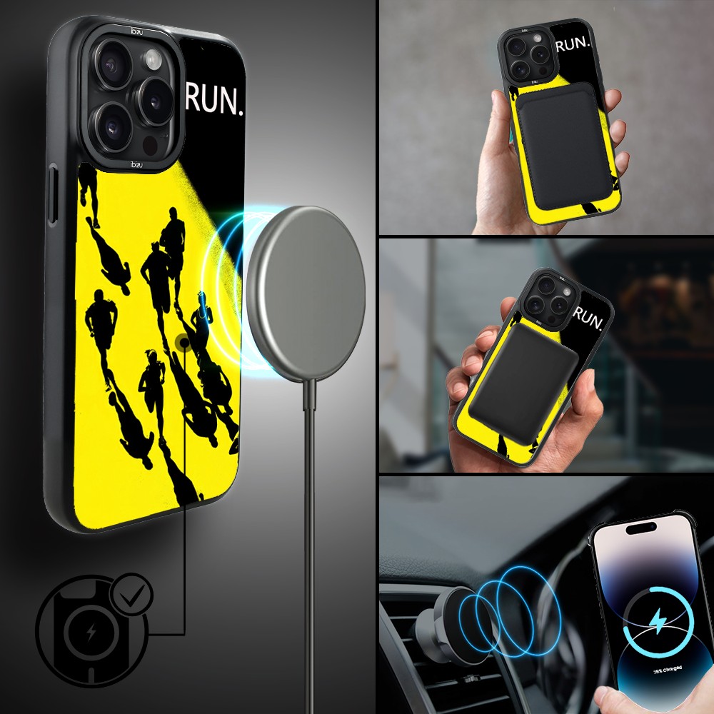 Etui do iPhone 14 Pro IBIZU DropGuard Matt z MagSafe, #Move, Bieg Mistrzów