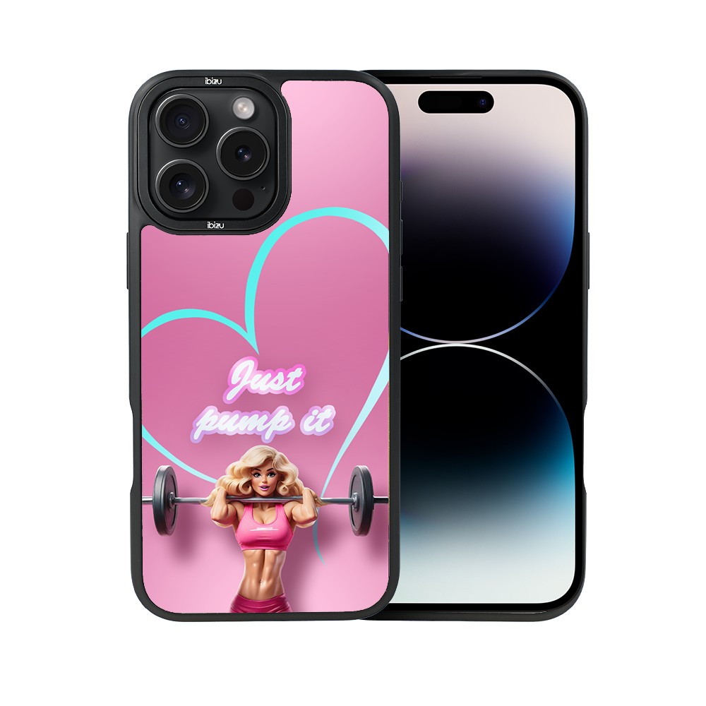Etui do iPhone 14 Pro IBIZU DropGuard Matt z MagSafe, #Move, Pump it love