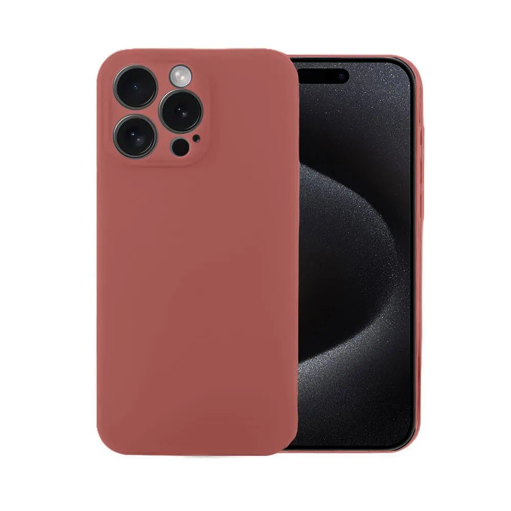 silikonowe brązowe etui do iPhone