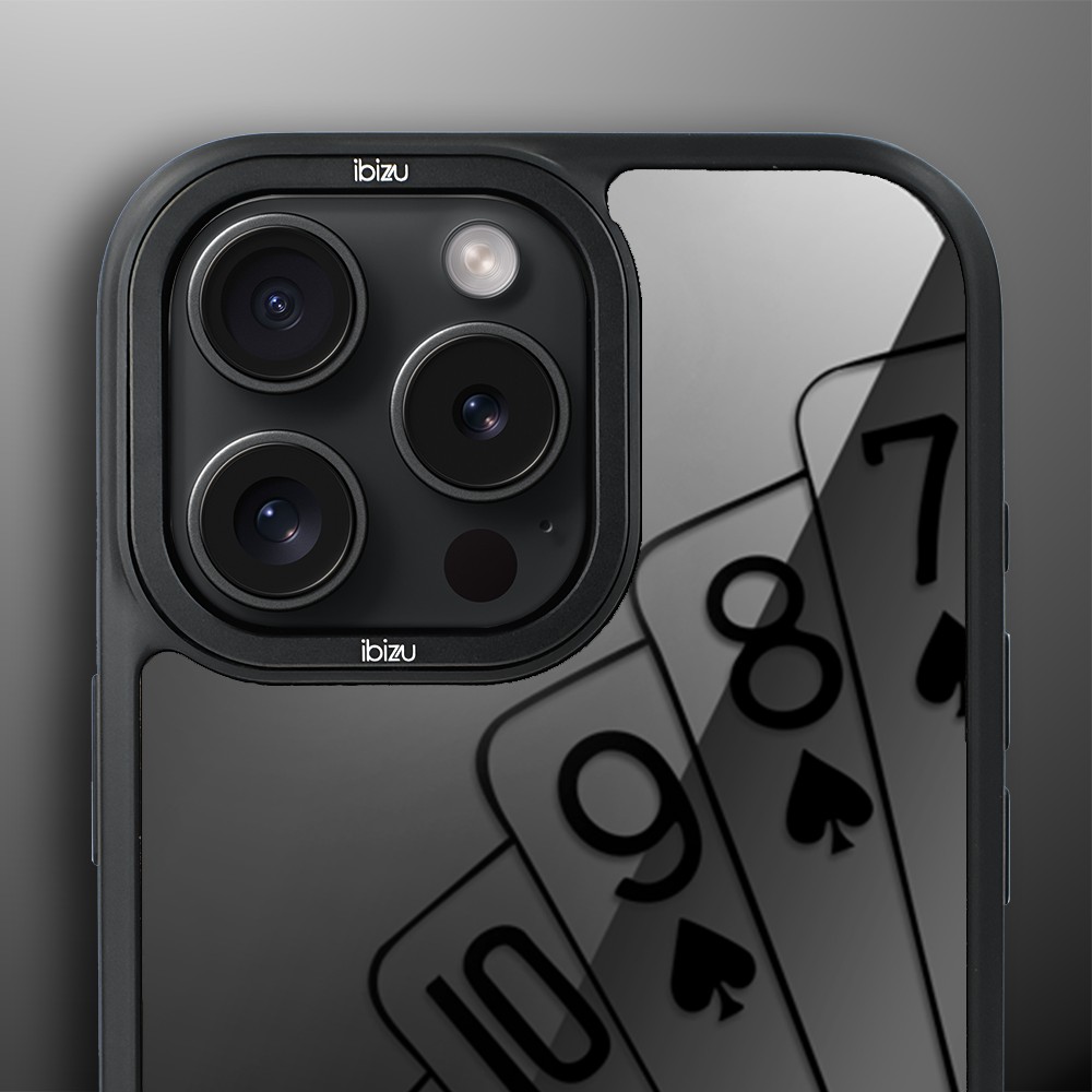 Etui do iPhone 16 Pro IBIZU DropGuard Matt z MagSafe, Midnight, Karty do gry