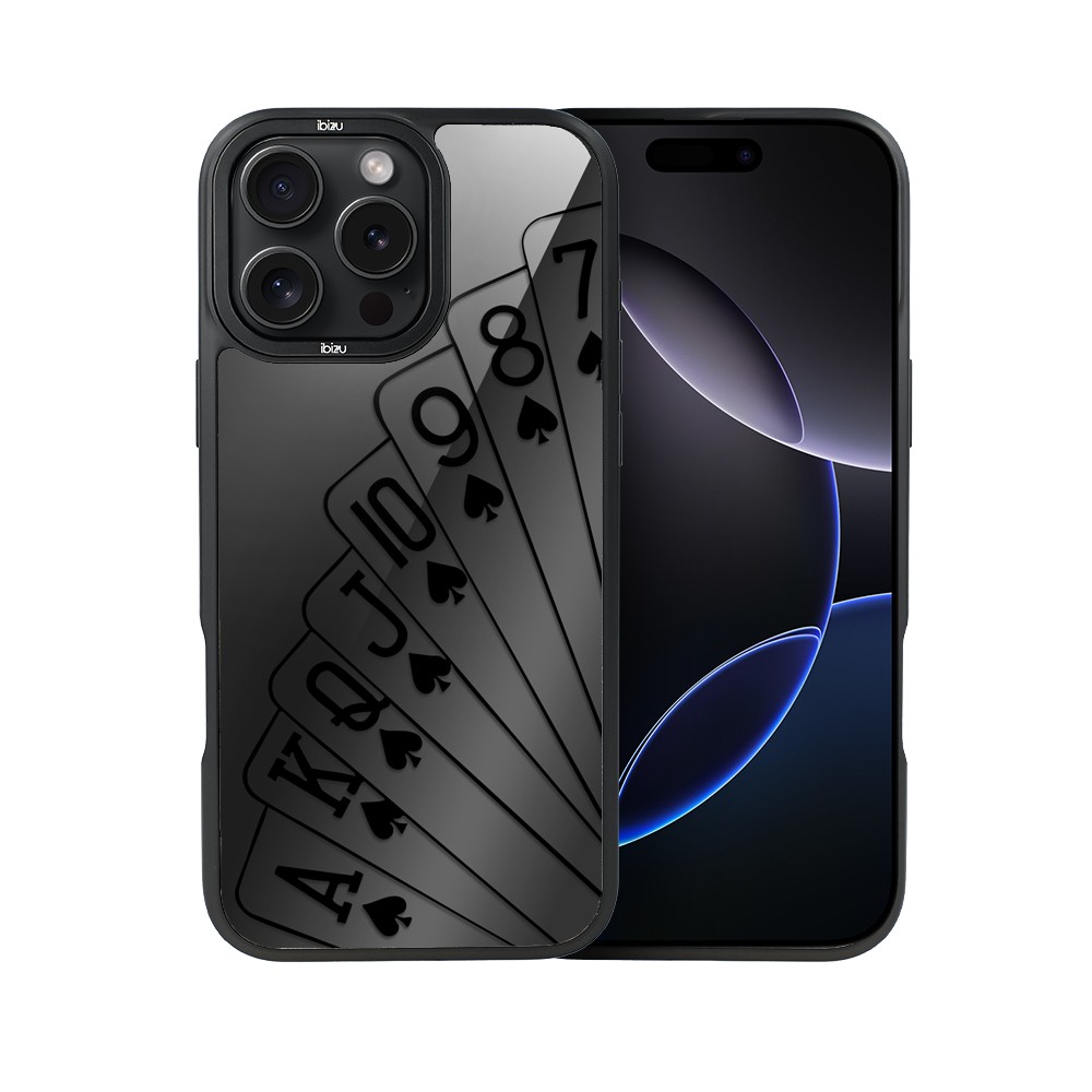 Etui do iPhone 16 Pro IBIZU DropGuard Matt z MagSafe, Midnight, Karty do gry