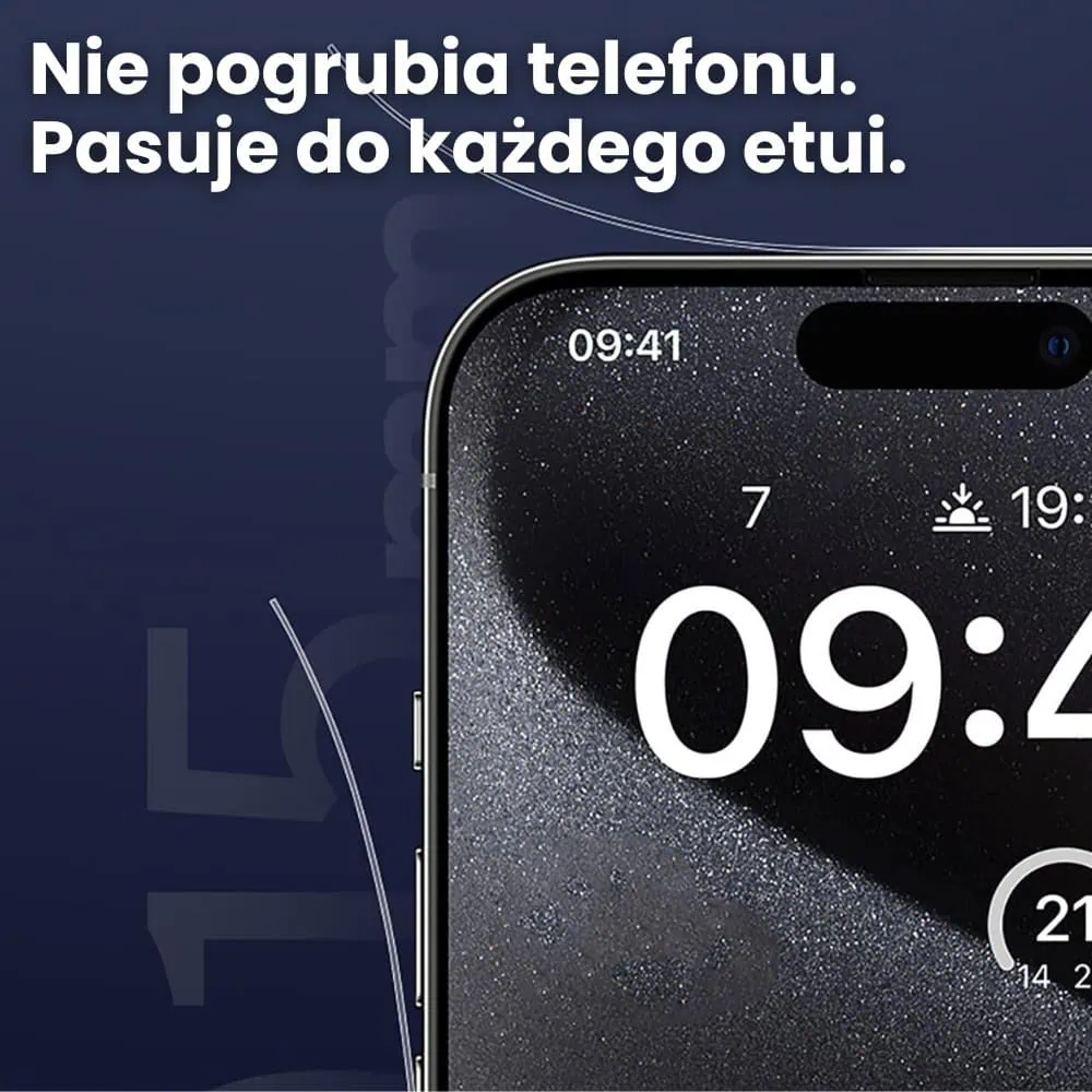 Folia hydrożelowa do iPhone 15 Pro Max na ramkę telefonu