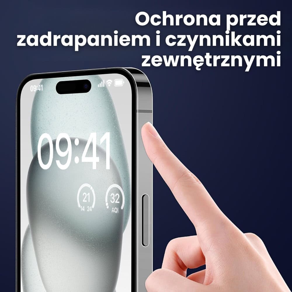 Folia hydrożelowa do iPhone 15 na ramkę telefonu