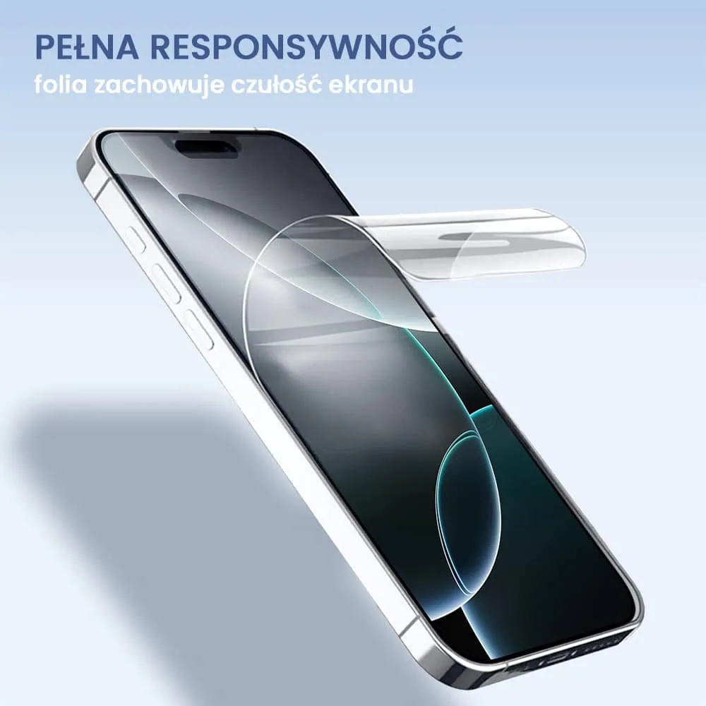 Folia hydrożelowa do iPhone 16 Pro Max na ekran nieszczerbiąca