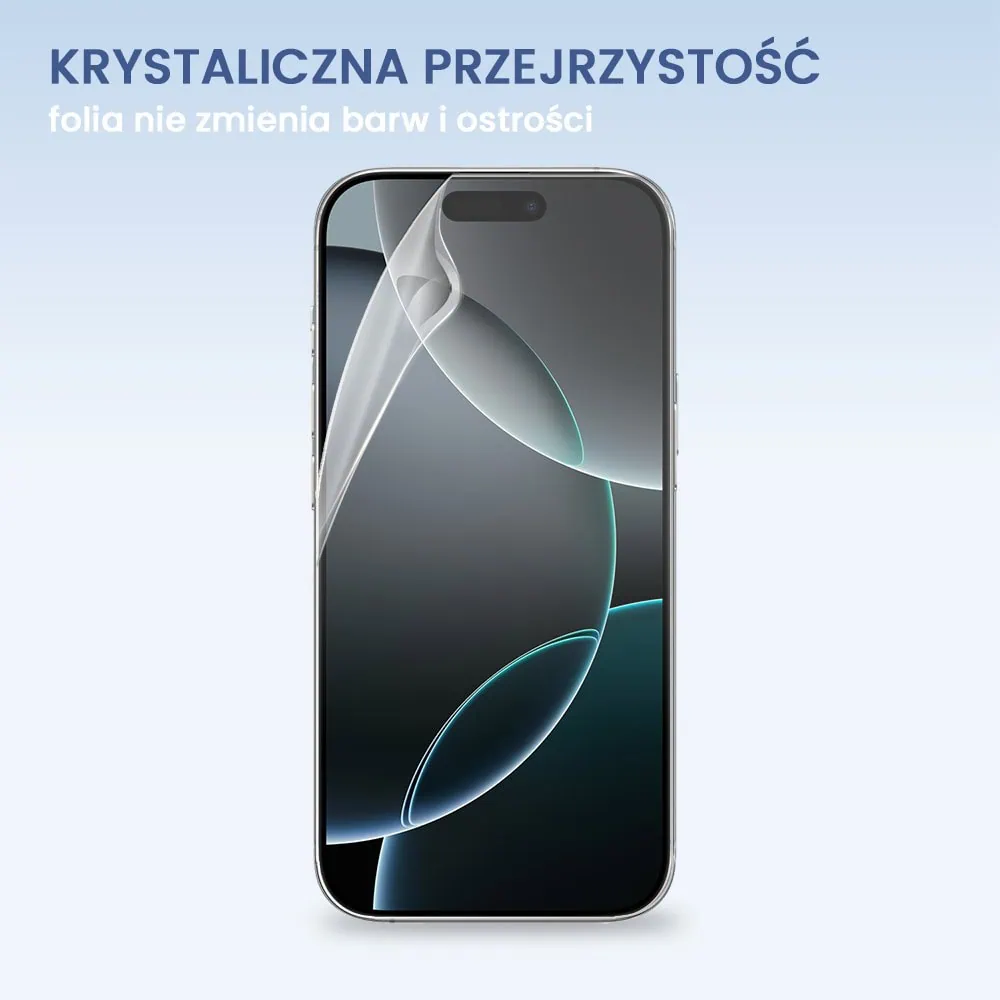Folia hydrożelowa do iPhone 16 Pro Max na ekran nieszczerbiąca