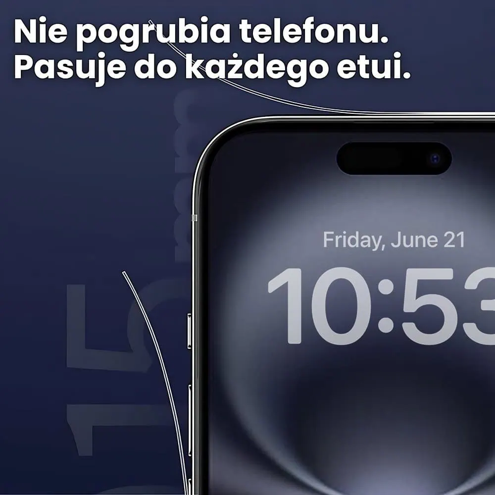 Folia hydrożelowa do iPhone 16 na ramkę telefonu
