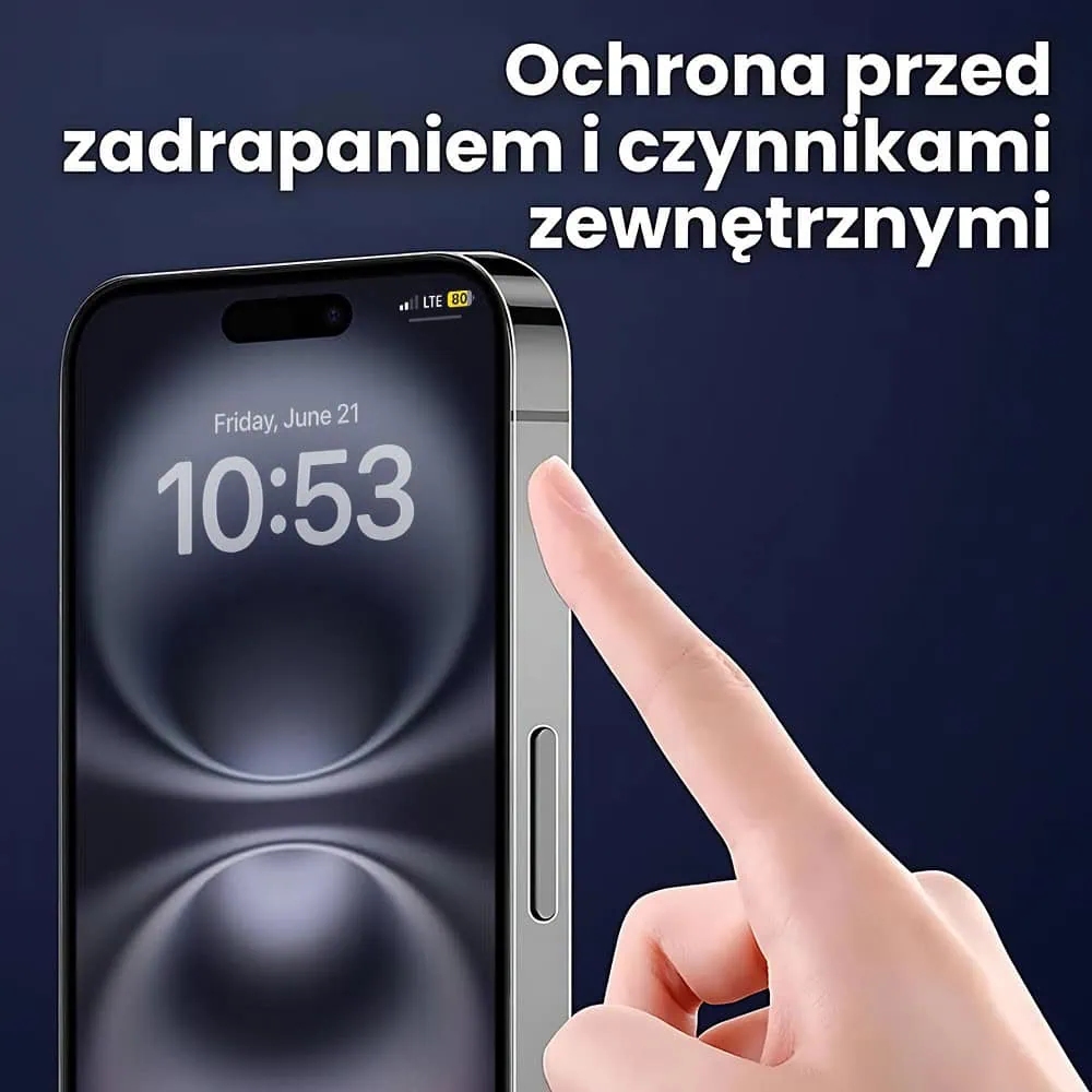 Folia hydrożelowa do iPhone 16 na ramkę telefonu