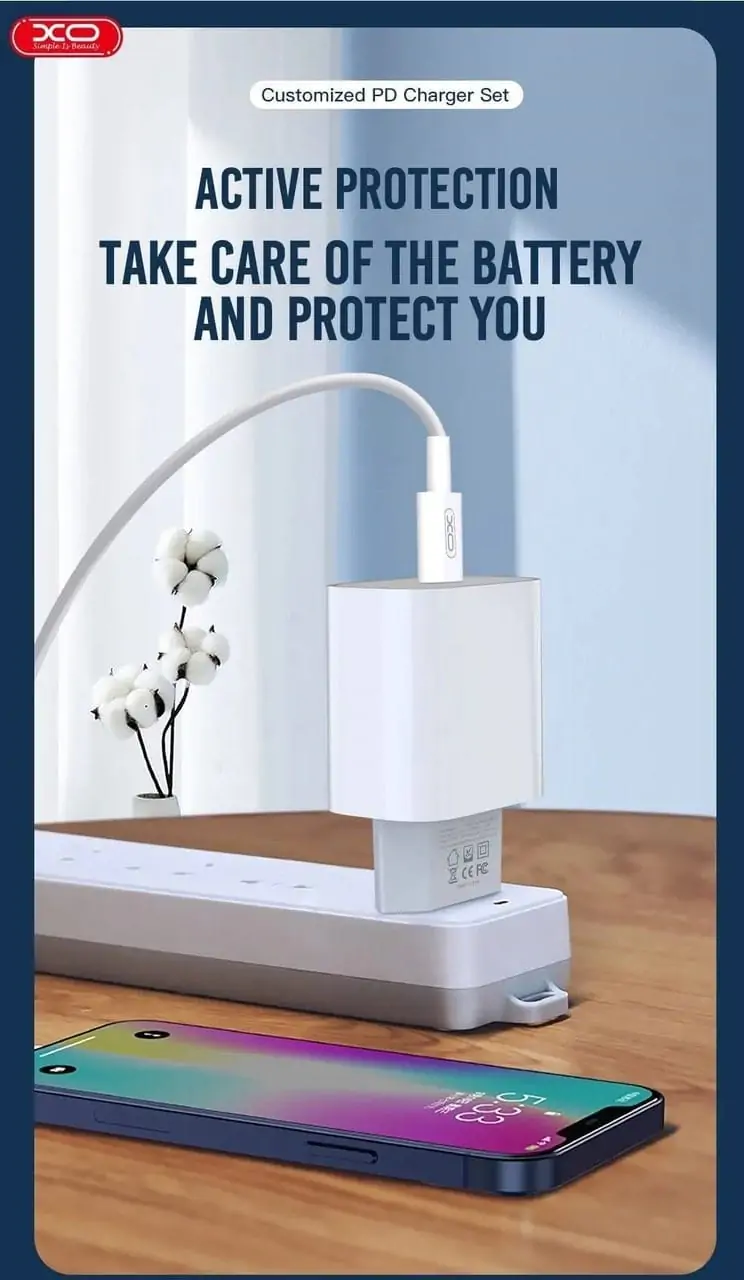 Bardzo szybka ładowarka 20W USB-C do iPhone 16/15/14/13/12/11 PD i QC 4.0