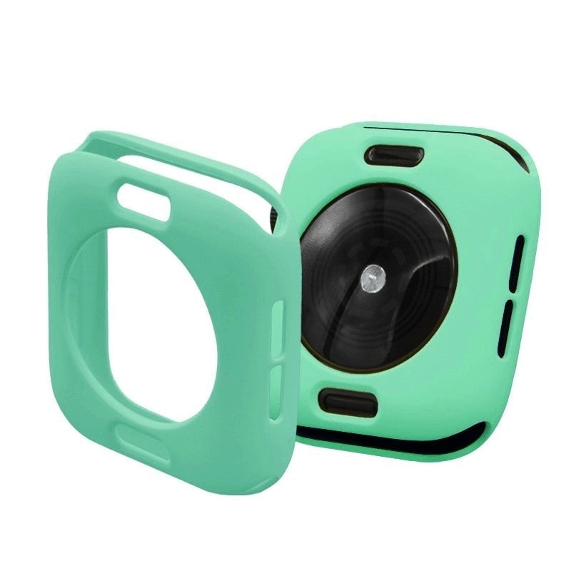 Silikonowe etui / obudowa do zegarka Apple Watch 6,5,4,SE 44 mm – kolor miętowy