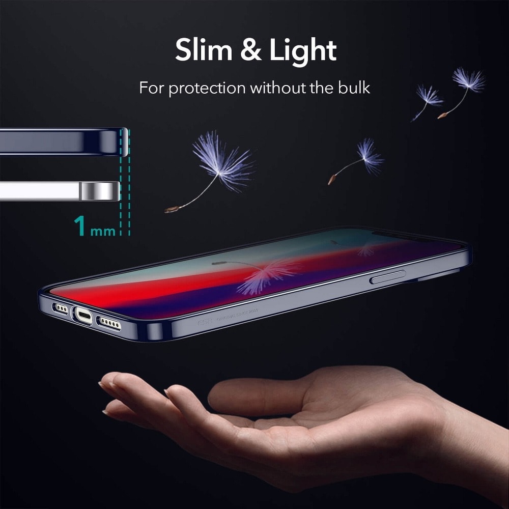 Etui do iPhone 13 Pro JETech Simple Metallic gold przeźroczyste z ramką w kolorze złota